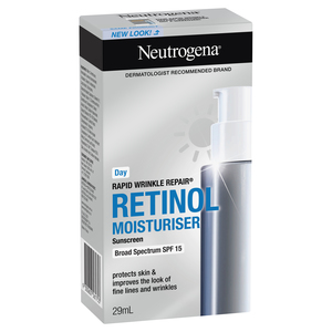 Neutrogena® Rapid Wrinkle Repair Retinol Day Moisturiser SPF15 29mL
